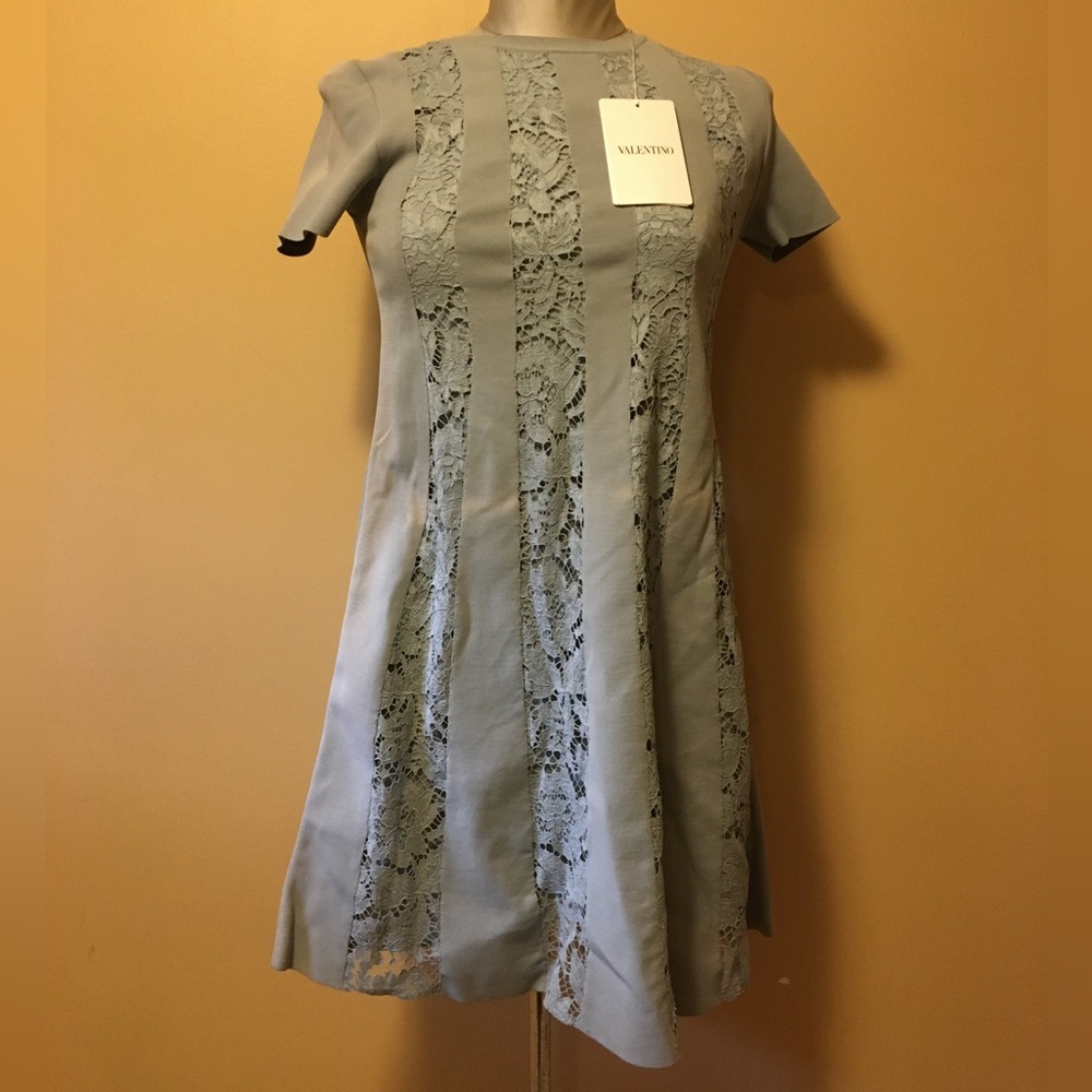 Valentino Spa Blue NWT Dress Size S